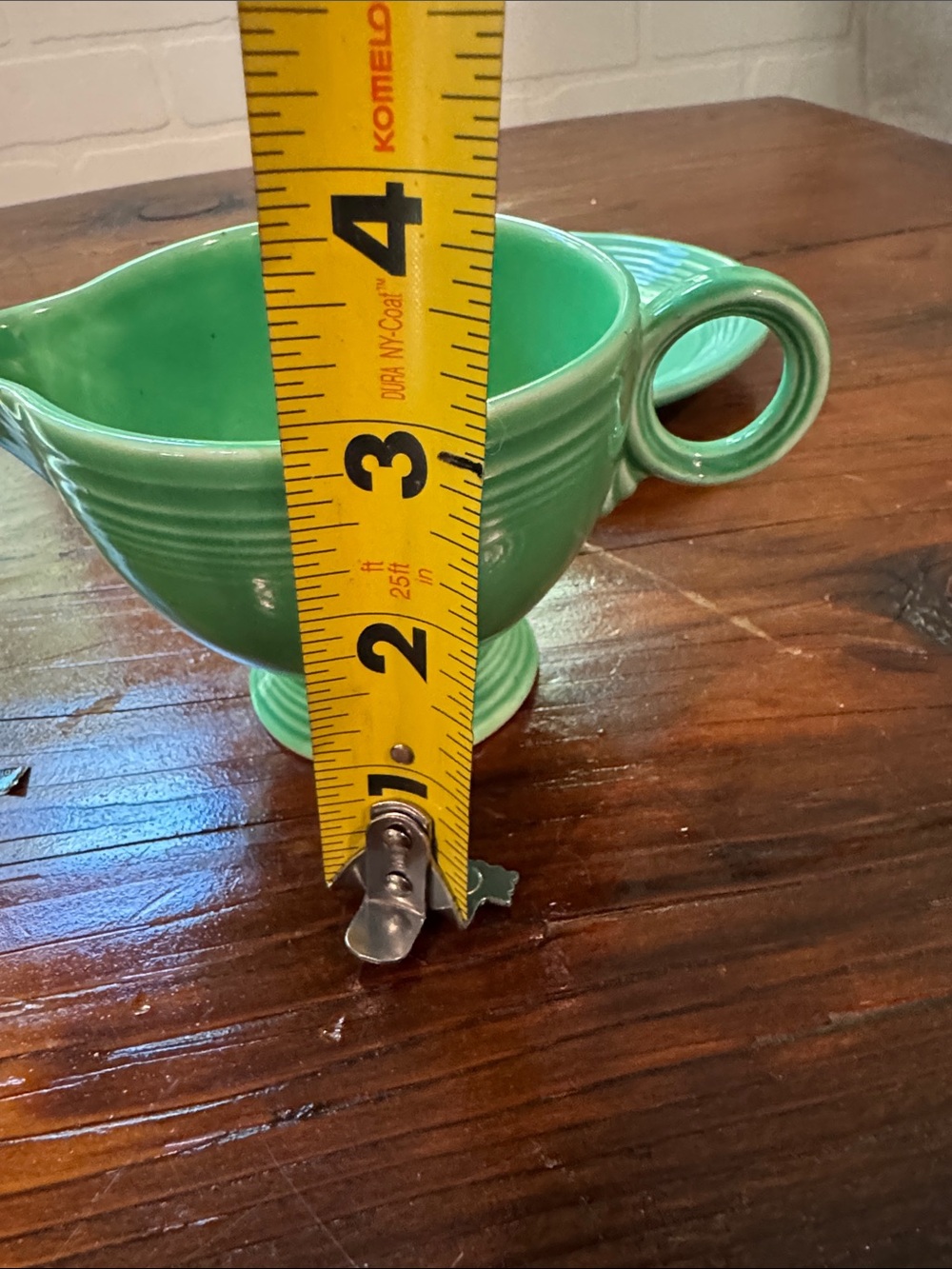 Fiestaware creamer and plate set - Picture 8 of 9
